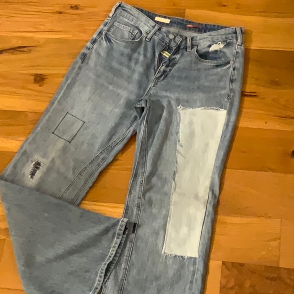 Size 28 Pilcro from Anthropologie Wide Leg Jeans